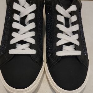 A New Day Black Sneakers with White Accents